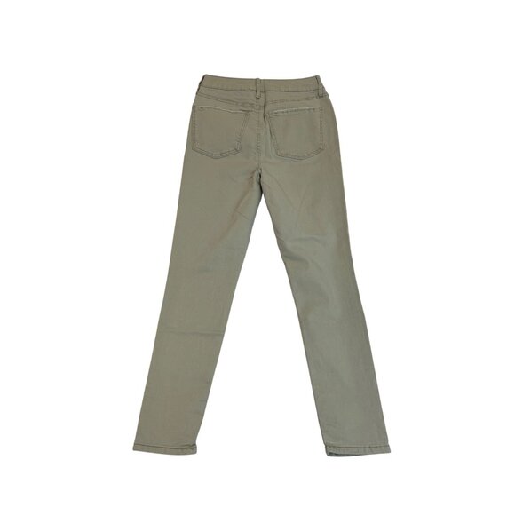 High-Rise Ankle Jegging Size 5 Beige Skinny Fit Stretch Size 5 - New - Picture 2 of 5